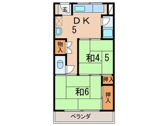 間取図 ヴィラ東伊丹