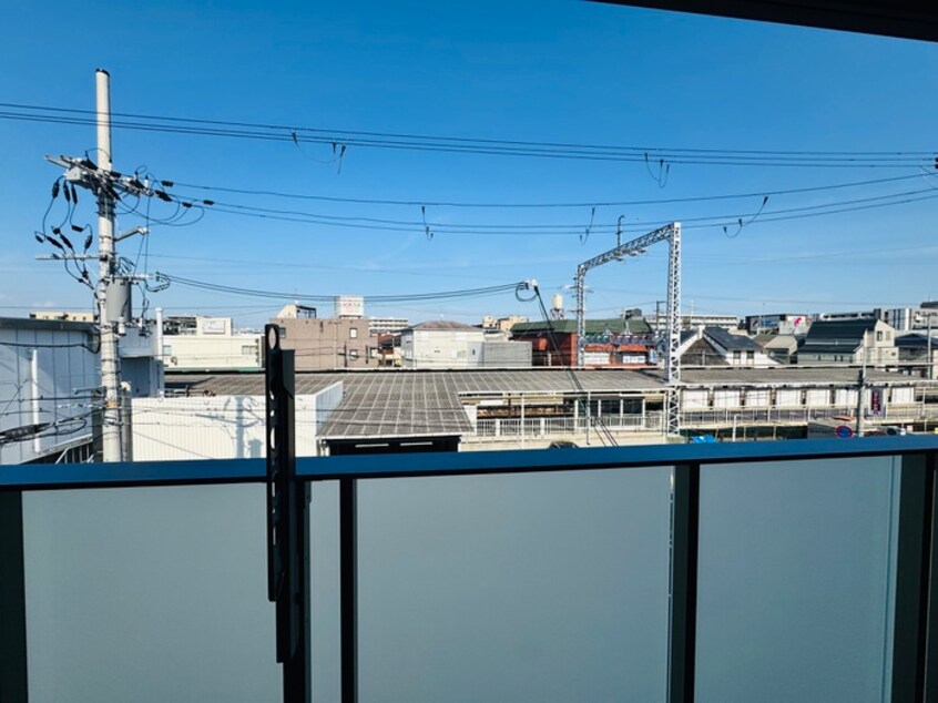 室内からの展望 ウィステリア門戸