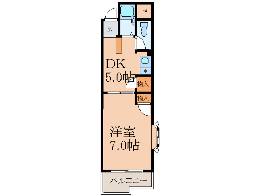 間取図 メゾンフレグランス