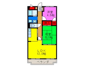 間取図 ロヴェ－ル山手