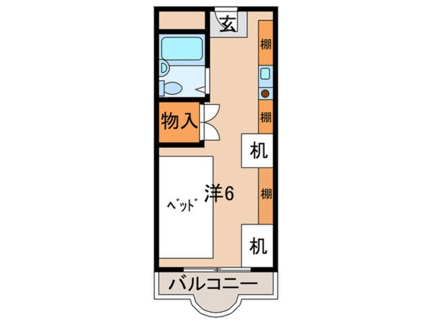 間取図 レディース・イン・セシリア