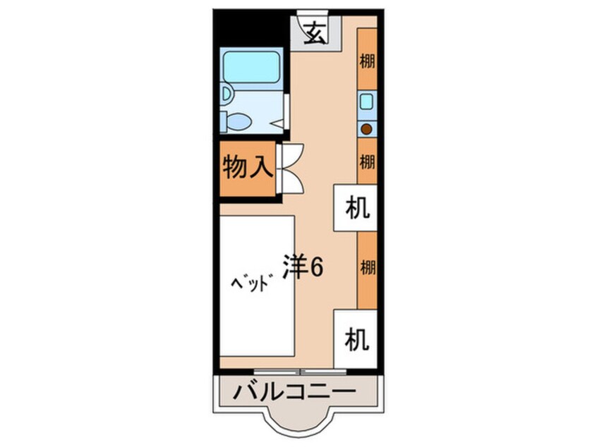 間取図 レディース・イン・セシリア