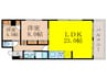 GSハイム新大阪(209) 2LDKの間取り