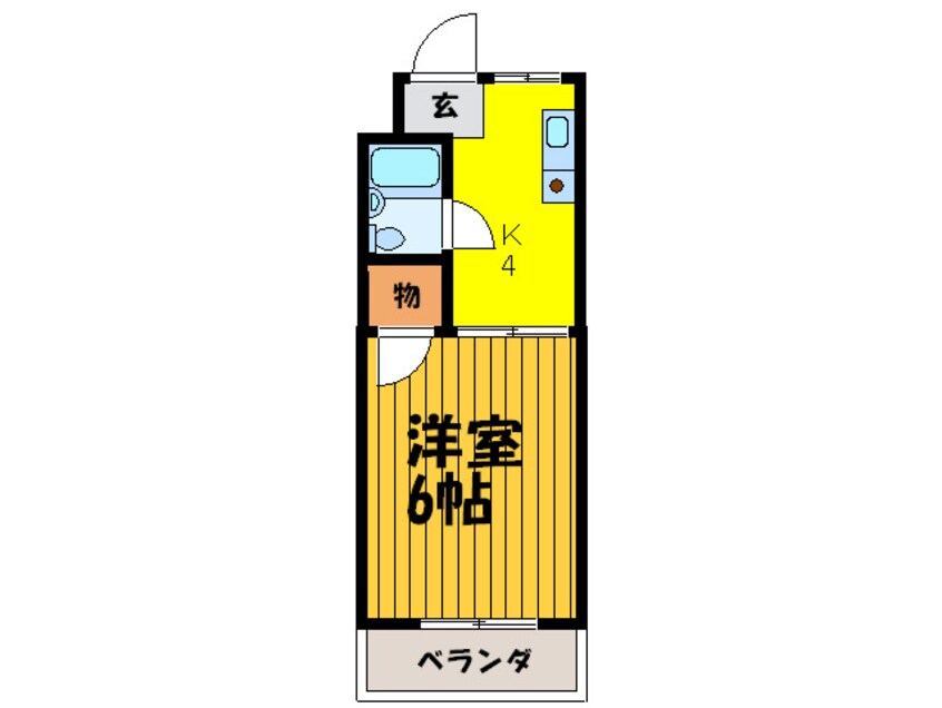 間取図 プレアール太子田