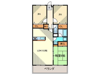 間取図 センチュリ－コ－ト宝塚