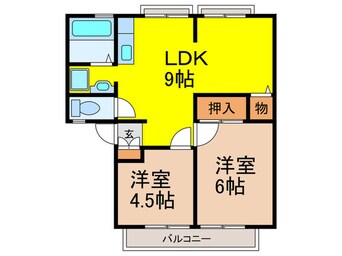 間取図 サンガーデンカレン