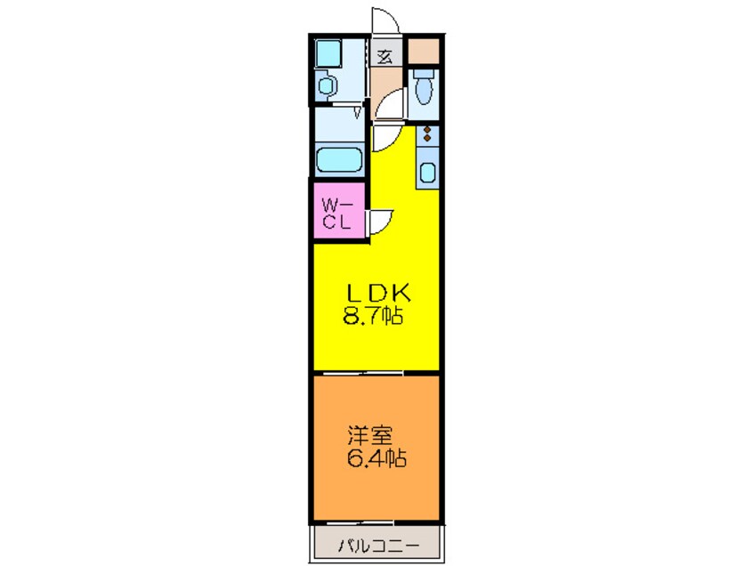 間取図 フジパレス城東永田