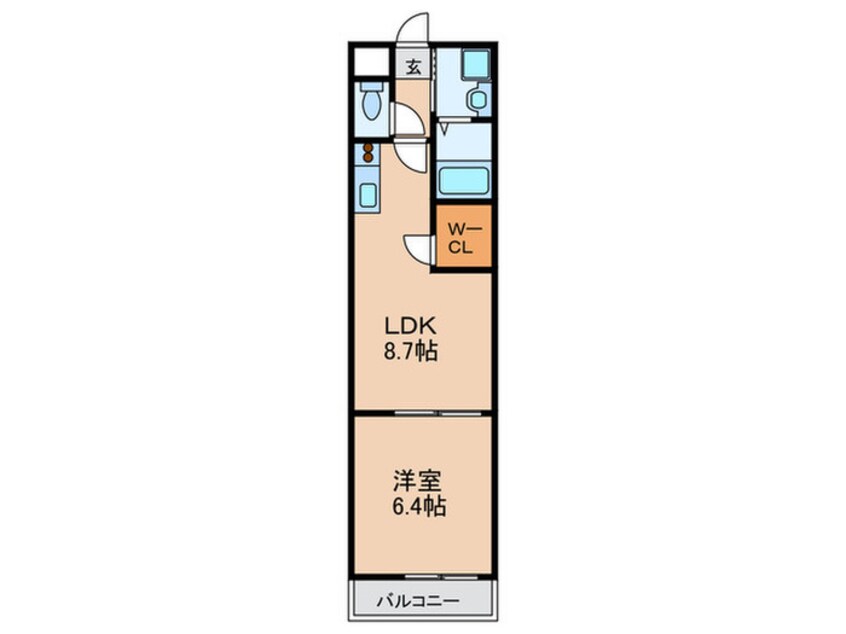 間取図 フジパレス城東永田