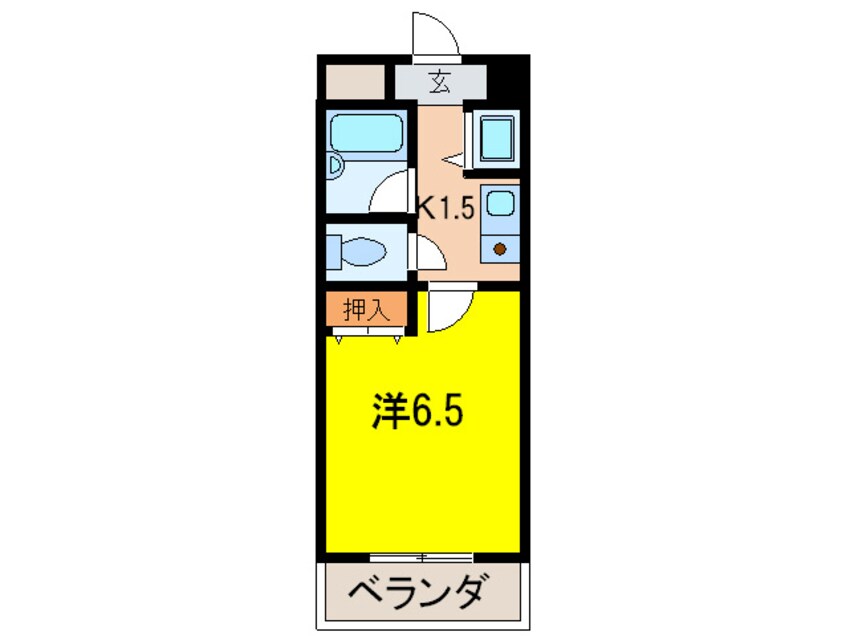 間取図 メルベーユ西宮