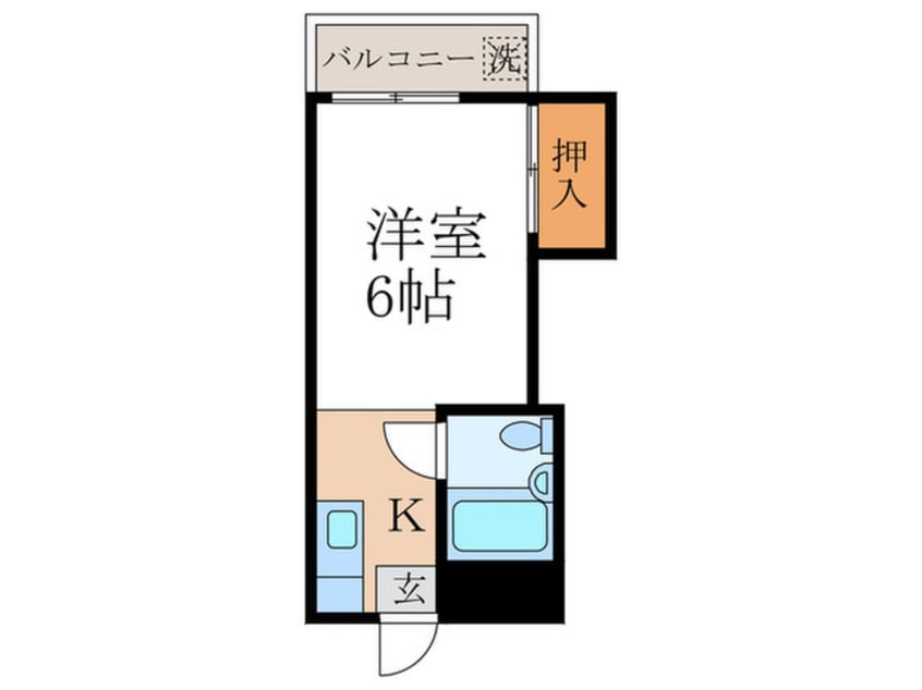 間取図 シャトル下鴨