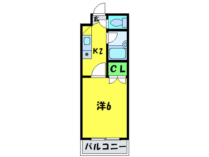 間取図 サンロワール・中百舌鳥