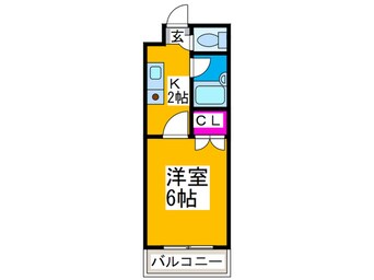 間取図 サンロワール・中百舌鳥