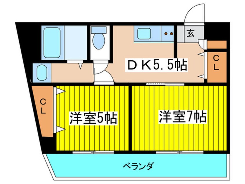 間取図 シャンピア片町