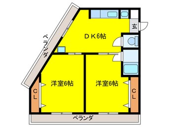 間取図 シャンピア片町