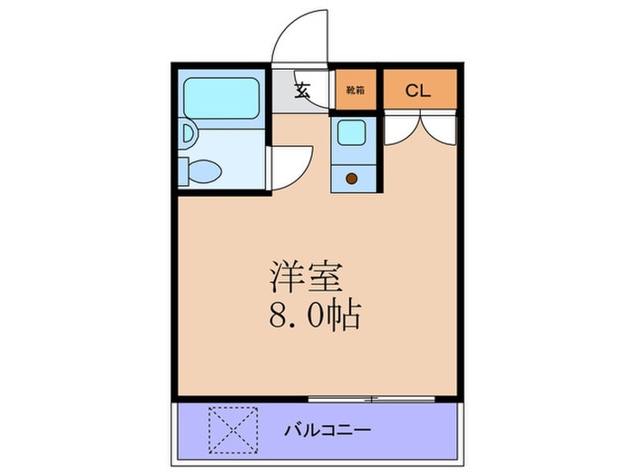 間取り図 ハイツしらゆり