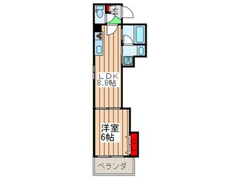 間取図 メルシアタ－鈍色の風