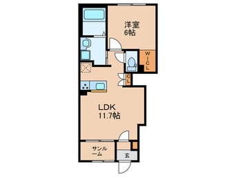 間取図 仮）Arietta　Haradani