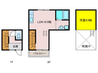 間取図 ハーミッツ・セル大桐