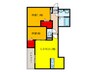 La　Maison　Du　MiLieu 2LDKの間取り