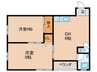 大洋マンション 2DKの間取り