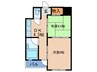 大洋マンション 2DKの間取り