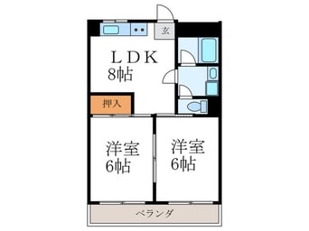 間取図 ヴィヴァーチェ千本
