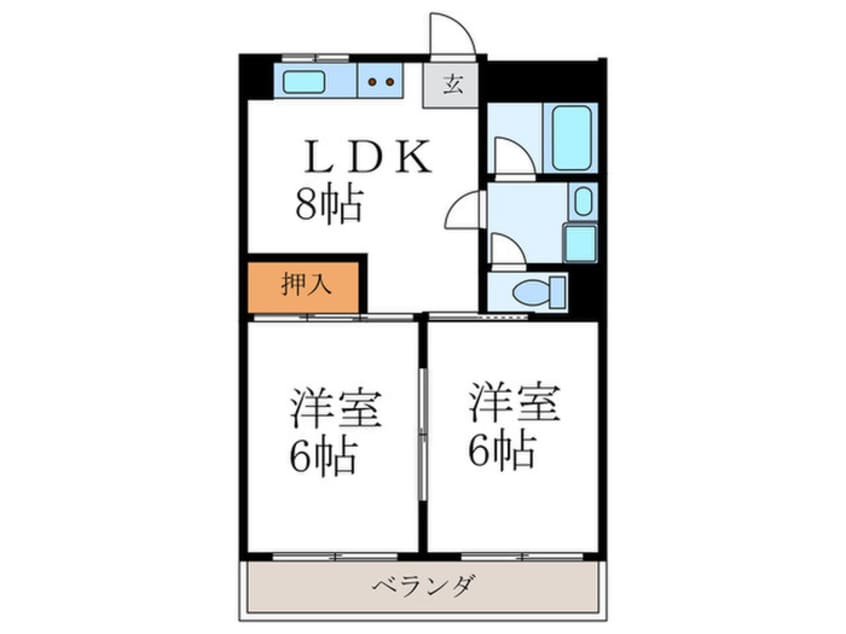 間取図 ヴィヴァーチェ千本