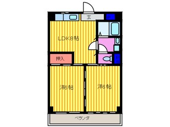 間取図 ヴィヴァーチェ千本