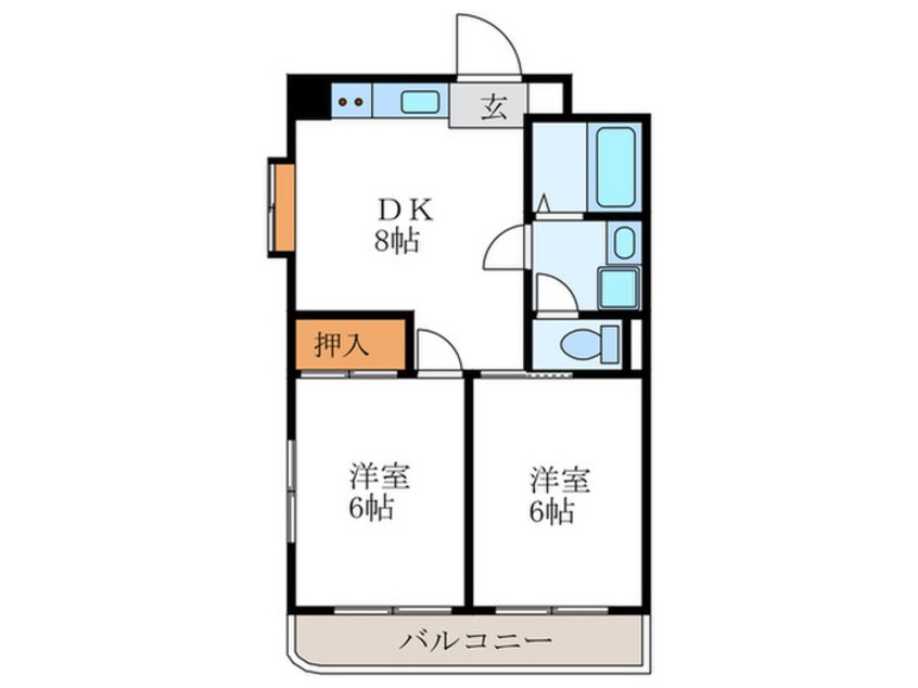 間取図 ヴィヴァーチェ千本