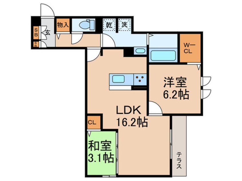 間取図 geach永田