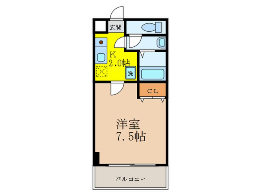 間取図 カ－サあわじ