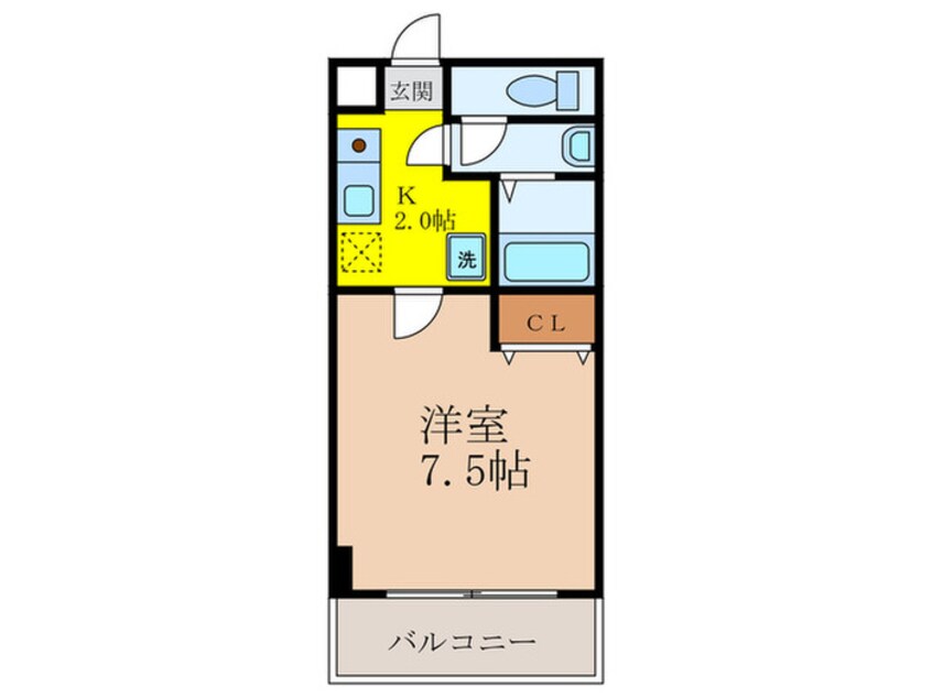 間取図 カ－サあわじ