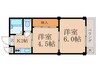 ブル－ハイツ藤尾 2Kの間取り