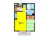 ハイツ大蔵 1Rの間取り