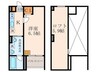 Mi Casita　尼崎 1Kの間取り