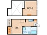 Casa AZUL 神戸西 1Rの間取り