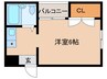 Ｃｏｌｌｅｃｔｉｏｎ城北Ⅰ 1Rの間取り