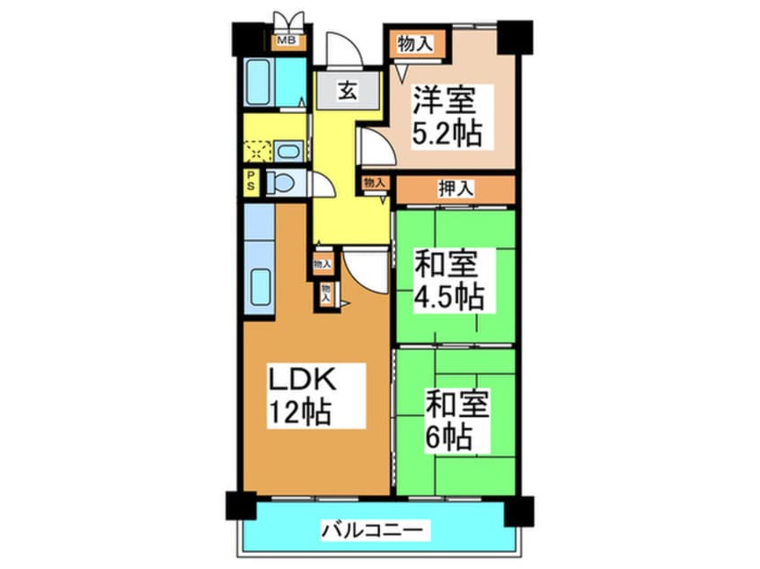 間取図 フェアリ－城東