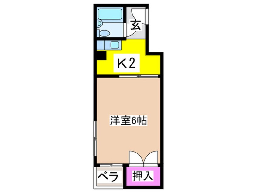 間取図 ジュネスシャトー1号館