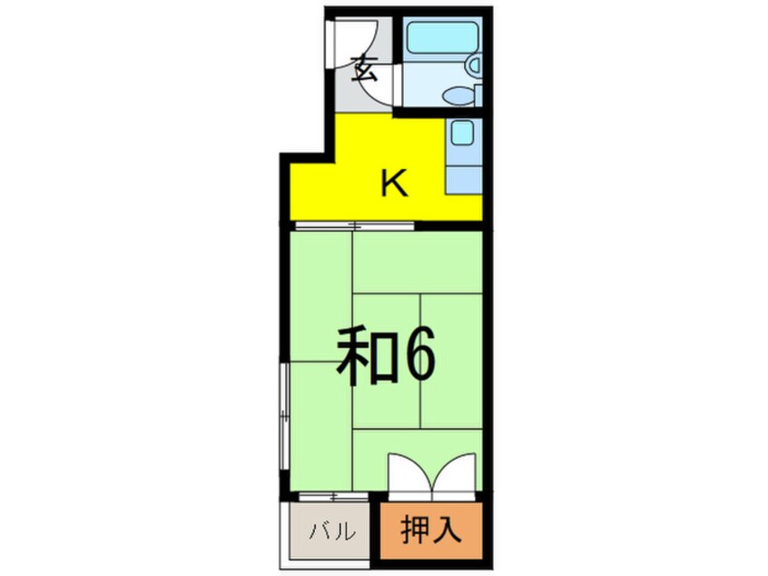 間取図 ジュネスシャトー1号館