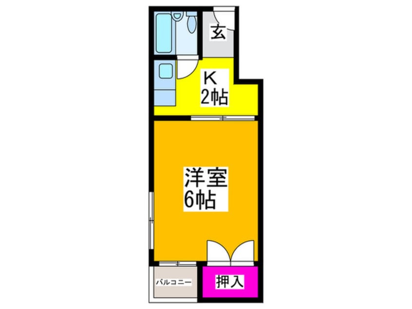 間取図 ジュネスシャトー1号館