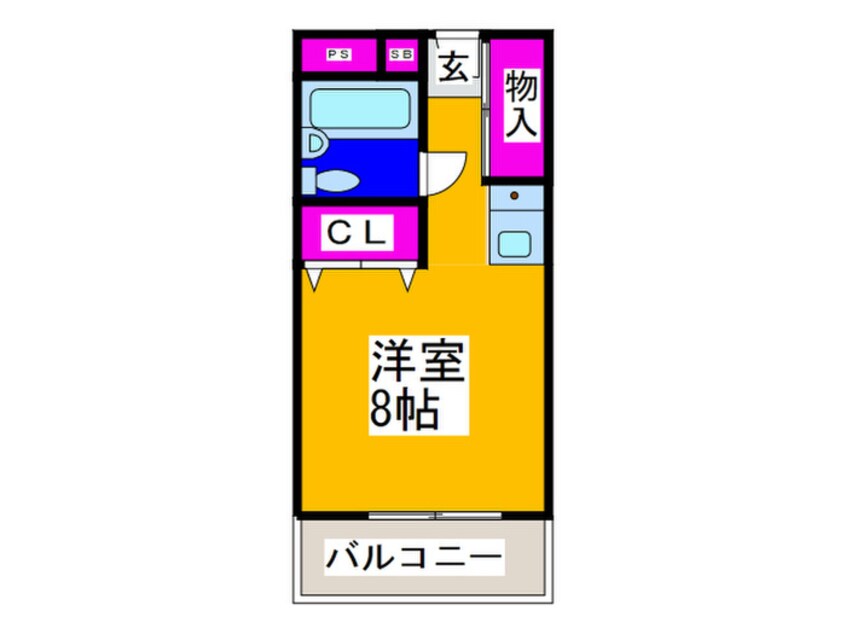 間取図 エステートビルⅥ