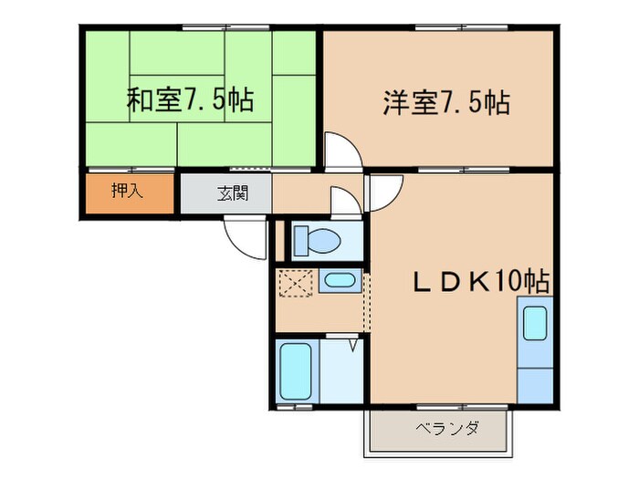 間取り図 ルポゼ武庫之荘　Ⅰ