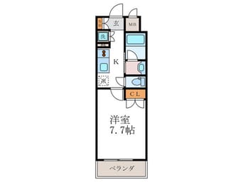 間取図 ベラジオ四条大宮(903)
