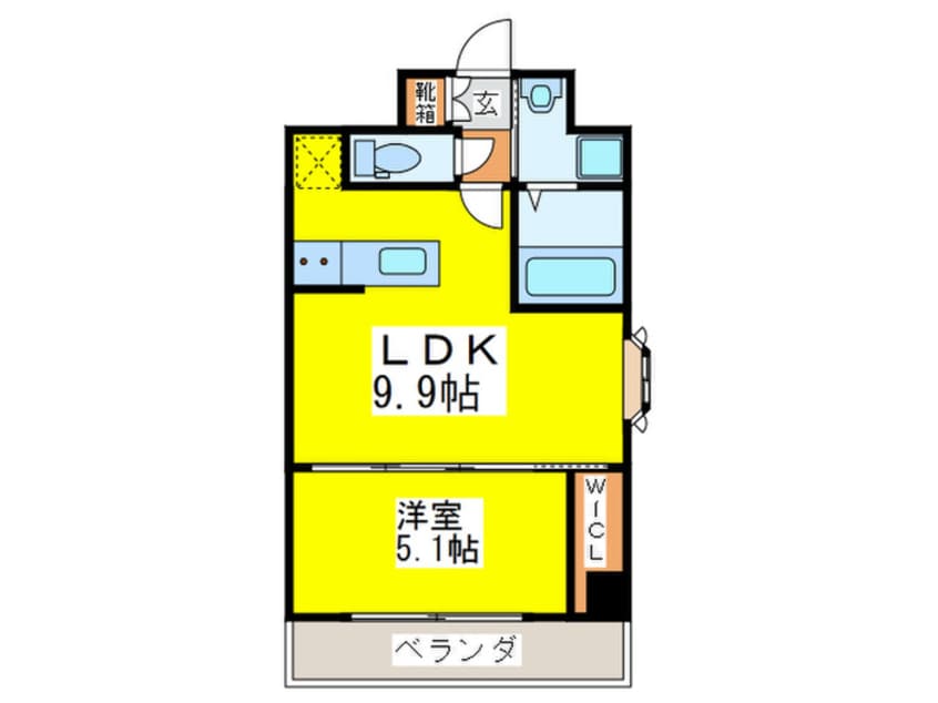 間取図 PINUS栄橋