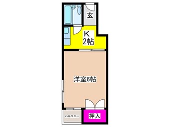 間取図 ジュネスシャトー2号館