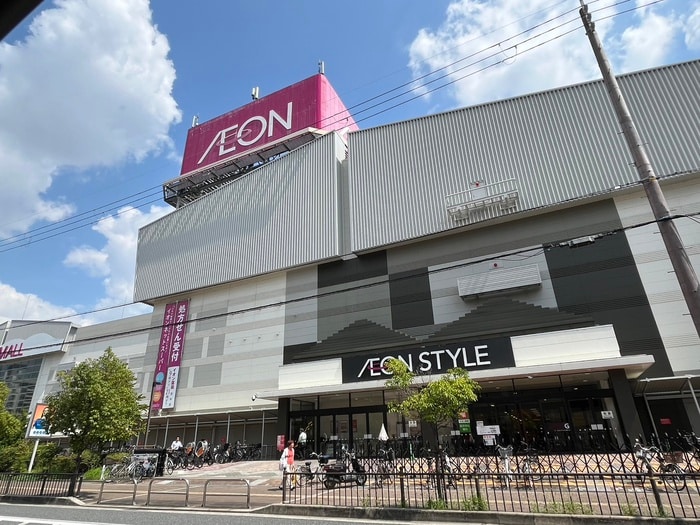 イオンモール(スーパー)まで451m 茨木市宇野辺ｱﾊﾟｰﾄ新築工事