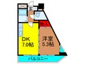 エム・ケイ７東香里園の間取図