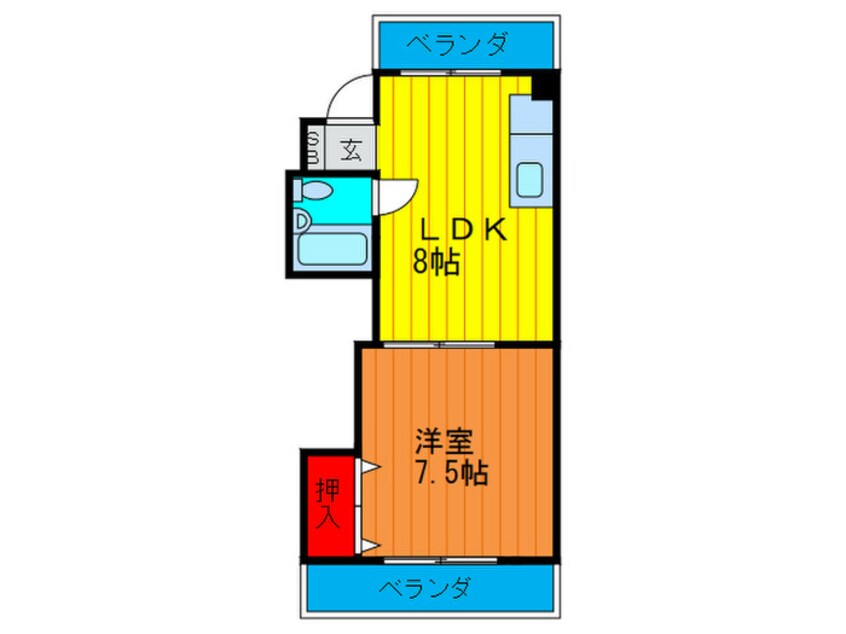 間取図 ミツヤマンション