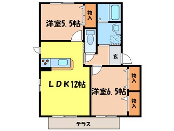 間取図 あかしハイツ峰